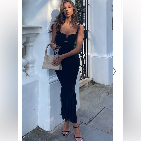 Showpo black bodycon mermaid dress - 6 - - Picture 3 of 6